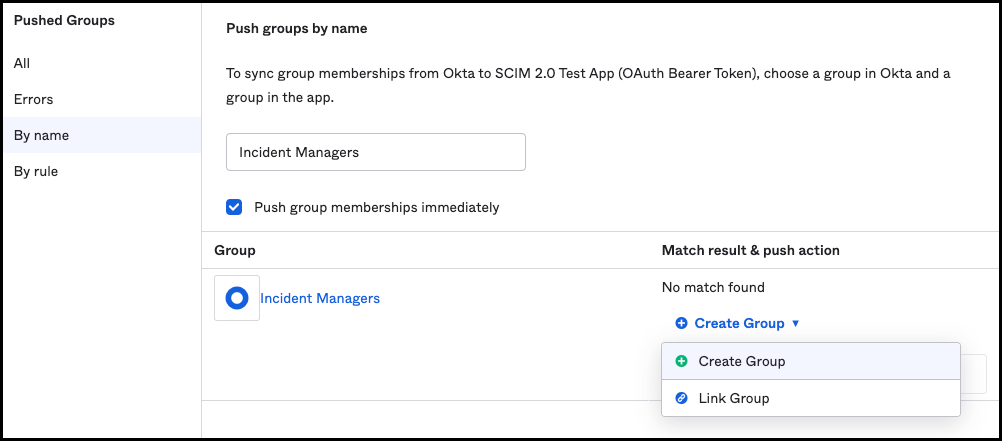 Configure Workspace ONE Access for the Okta SCIM Integration